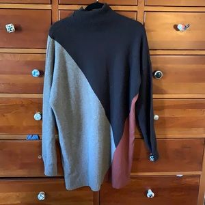 100% cashmere geometric sweater